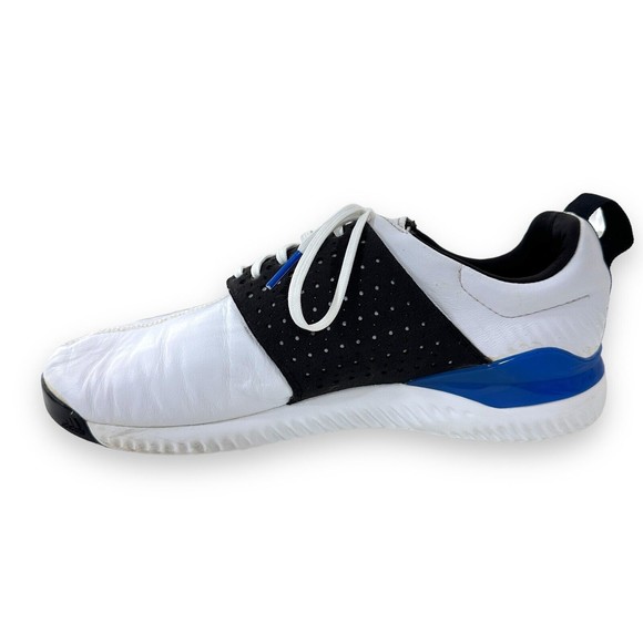 Adidas Adicross Golf Shoes Mens Sz 11 Bounce Spikeless Synthetic Leather White - Picture 7 of 12